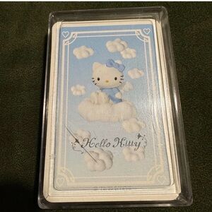 Blue Eros Angel Hello Kitty In The Clouds Ltd. Edition Playing Cards from 1999